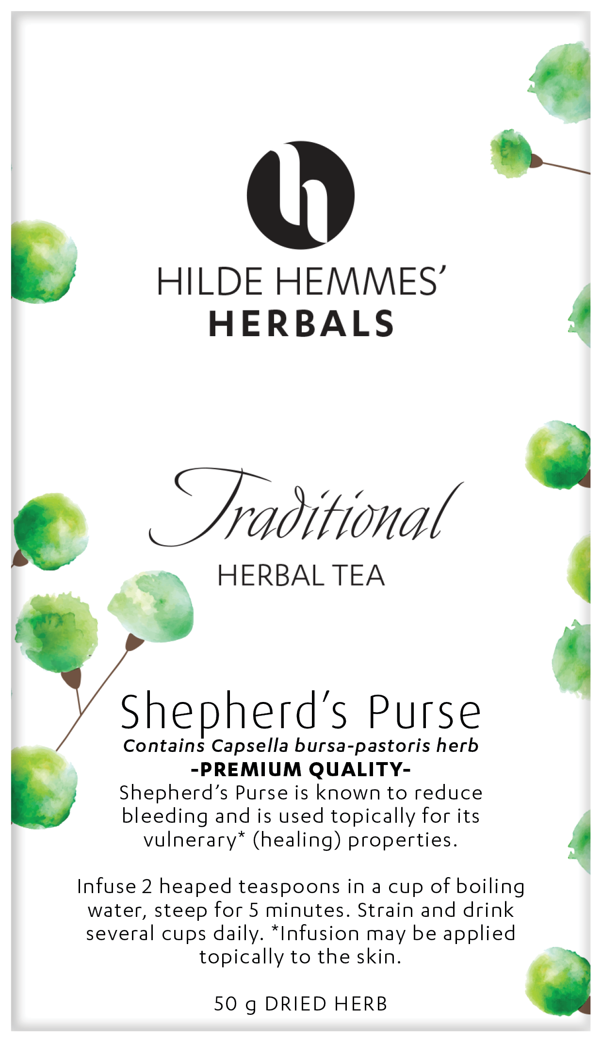 Shepherd's Purse Tea - Herb Store - Herbal Tea And Extracts